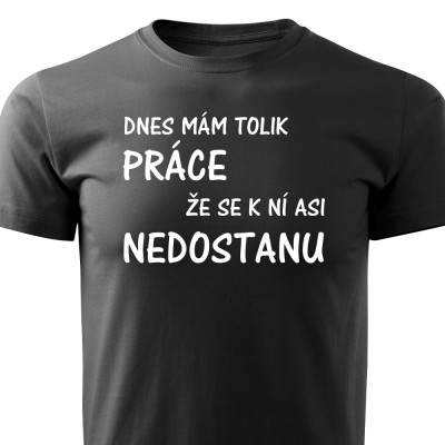 Dnes mám tolik práce že se k ní asi nedostanu